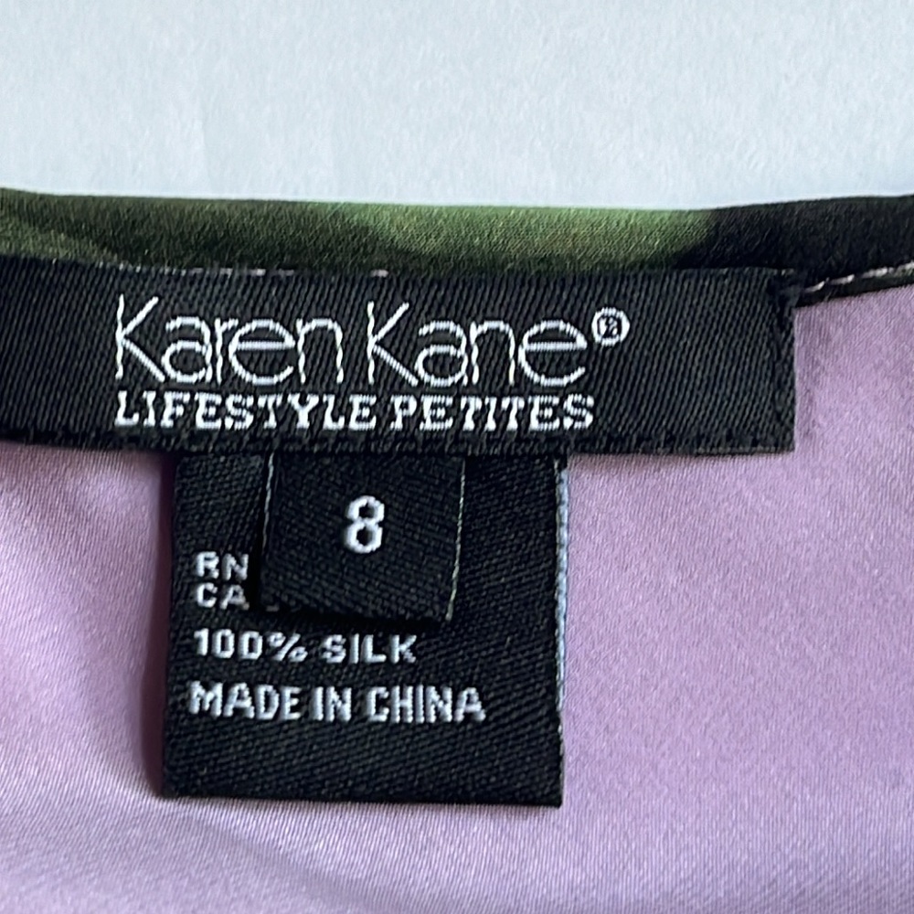 Vintage Silk Camisole Karen Kane Sequins Lace NWT - Picture 10 of 10